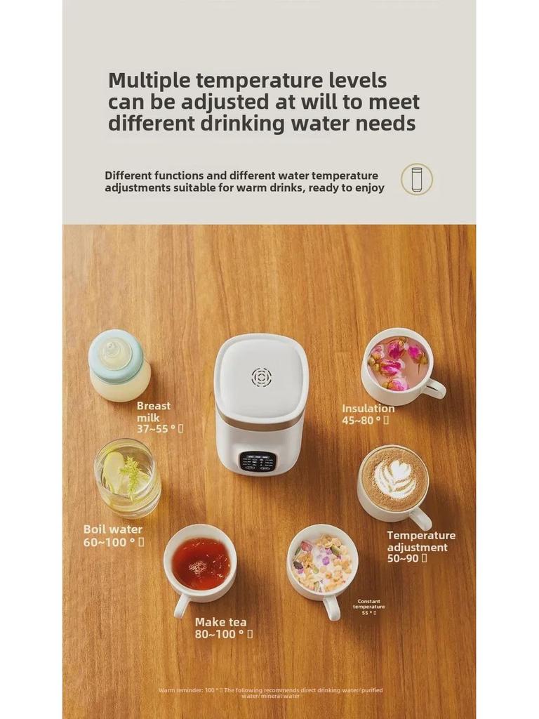 Электрический мини-бойлер Modong — портативный, с постоянной температурой, идеально подходит для общежития или путешествий.