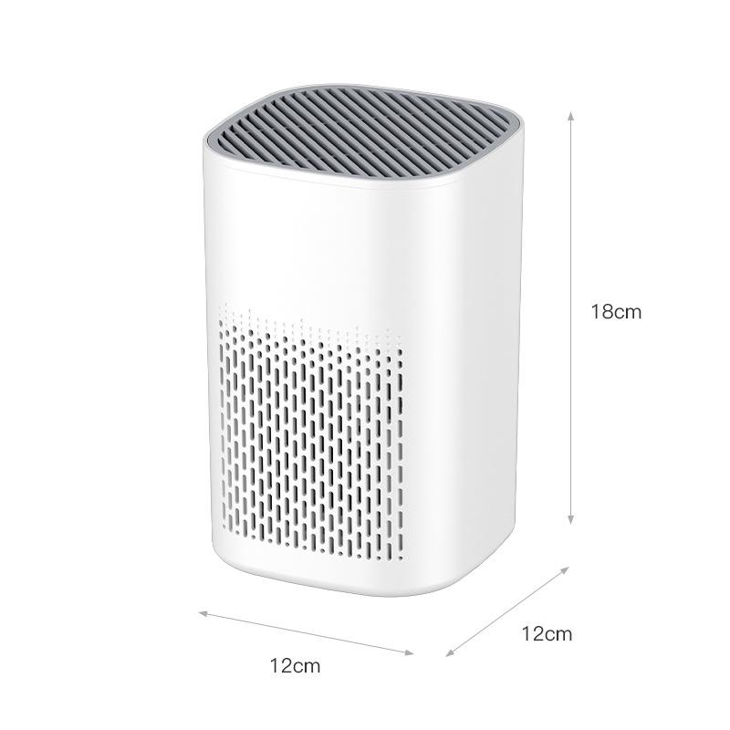 Portable USB Air Purifier & Night Light with HEPA Filter & Aroma Diffuser