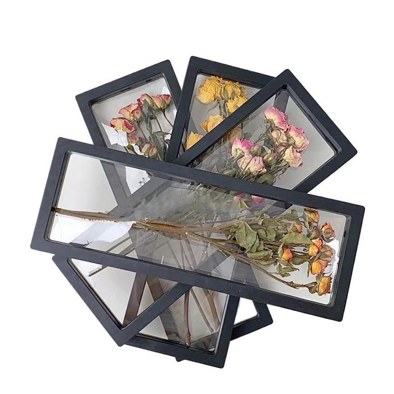 Valentine'S Day Dried Roses Specimen Storage Photo Frame Dried Flowers Photo Frame Sample Exhibition Stand\t\t Display Stand