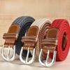 Factory Made High Quality Golf Comfortable Leisure Belt Wide Fine Elastic Woven for Men and Women