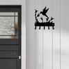 Настенная вешалка для ключей Hummingbird, вешалка для железных поделок, настенный декор, идеальный подарок для любителей природы