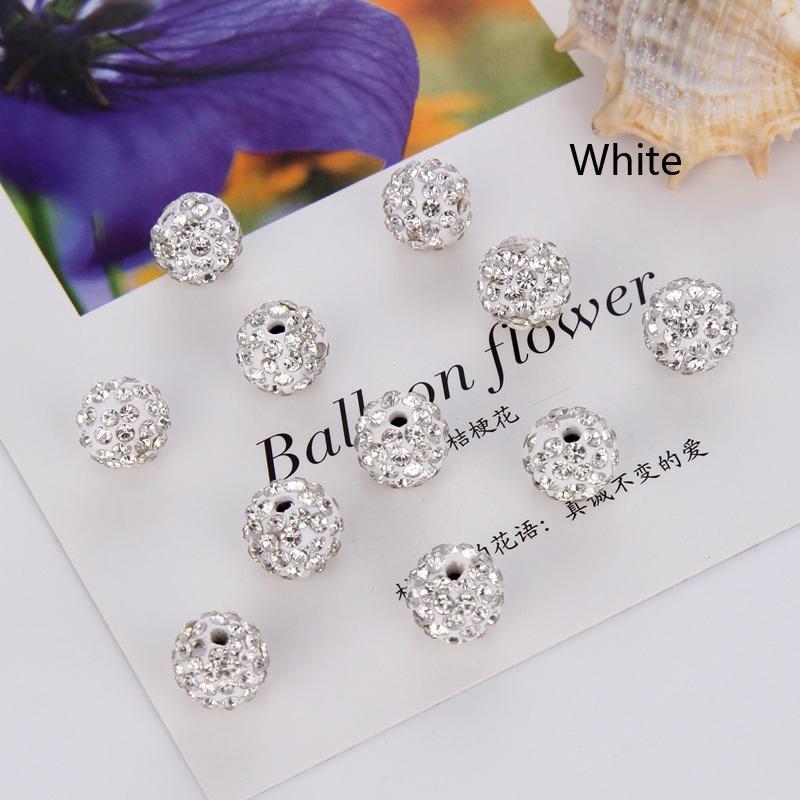 Диско круглые шармы оптом 20 шт 8/10 мм ожерелье браслет DIY для космоса свободные бусины ювелирные изделия изготовление кристаллов