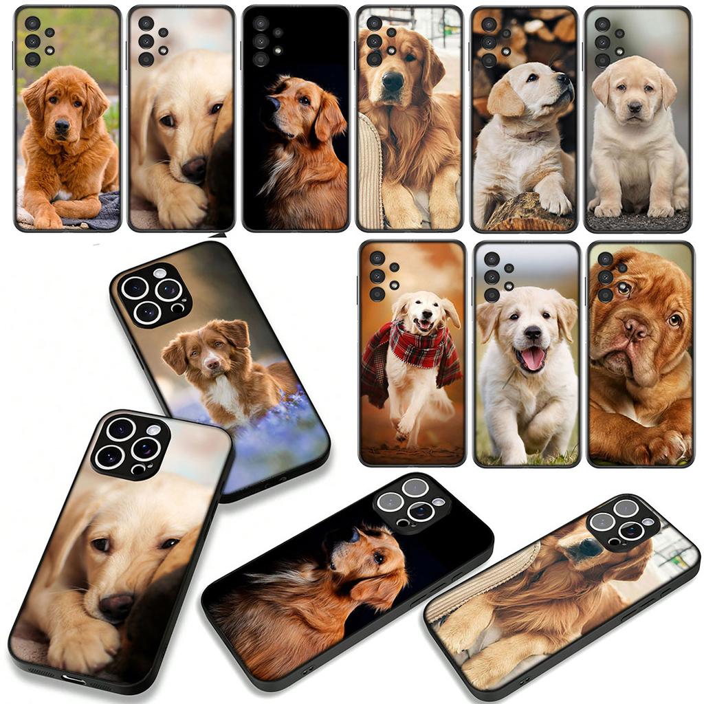 Phone Cover Animal Pet Golden Retriever Dog for Xiaomi Poco F7 F6 F8 Ultra F5 X7 X6 X5 X3 NFC M7 M6 Pro C85 C75 C65 C71 C61 Case