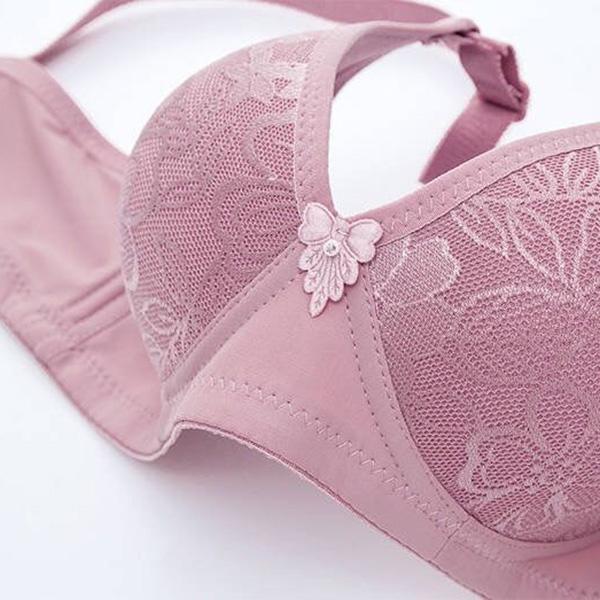 Женское нижнее белье, бюстгальтер большого размера, тонкий, без стального кольца, не провисает, дышащий и удобный