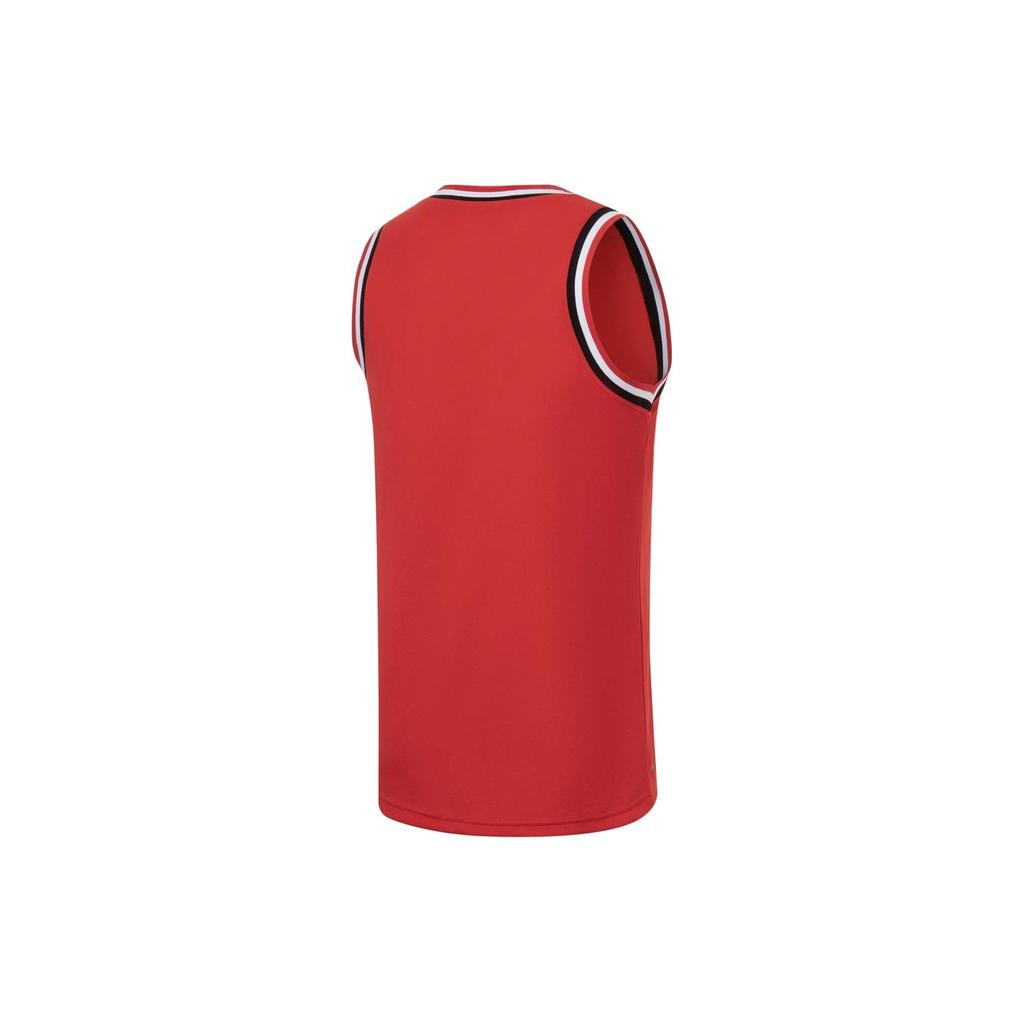 Баскетбольный костюм Li Ning Sports с логотипом и влагоотводящим принтом для соревнований, мужская спортивная одежда, красный AATT001-2