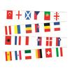 24 European Countries String Flags Mini International Bunting Banners National Country Decoration for School Sports Events Grand Opening Party