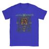5FDP Iron Skull T Shirt Summer  Cotton T Shirts For Adult Trendy Cool Custom DIY Tee Shirt ShortSleeved Streetwear Top Tees
