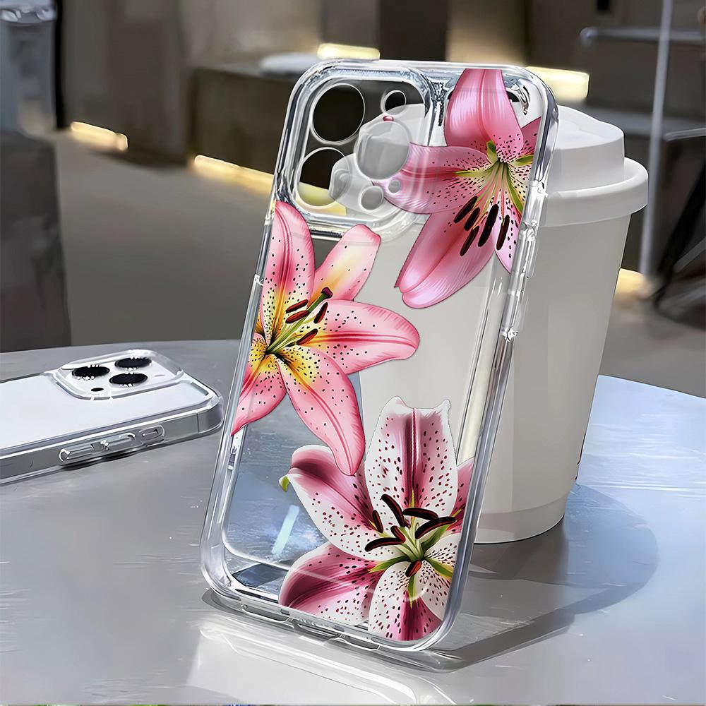 Прозрачный чехол для телефона с принтом «Белая ромашка» для Samsung A56 5G A36 S26 S25 Ultra S24 FE S23 S22 A55 A54 A35 A17 A16 A15 A26