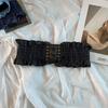 High Waist Female Waistband Cloth Wide Waist Belt Simple Denim Stretchy Cummerbunds  Female