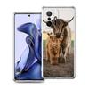 Прозрачный чехол для телефона для Xiaomi Mi 14 13 12 11 Ultra 13T 12T 11T Poco X3 NFC F3 F6 Pro Lite Мягкий ТПУ корпус Милая высокогорная корова