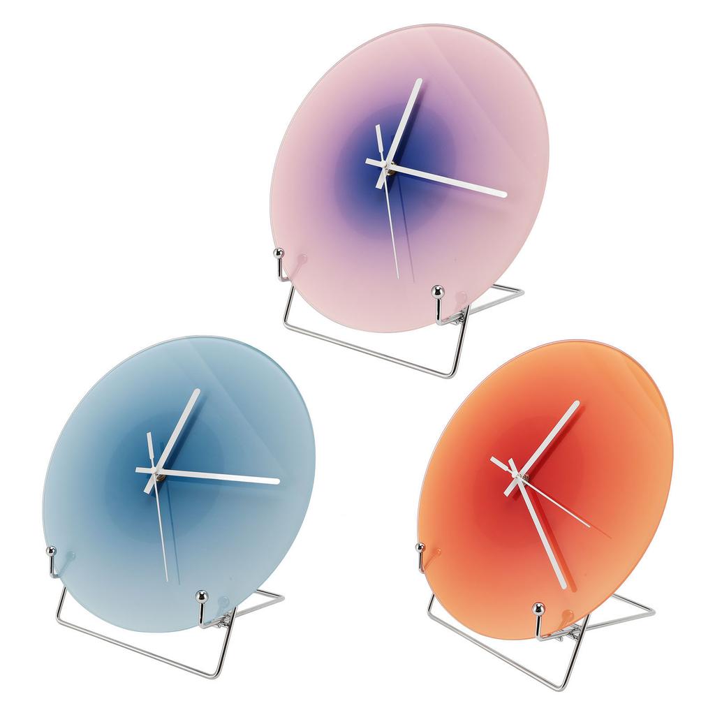 Кварцевые настенные часы 12 дюймов на батарейках Стеклянные Бесшумные Круглые настенные часы для гостиной кухни Cla