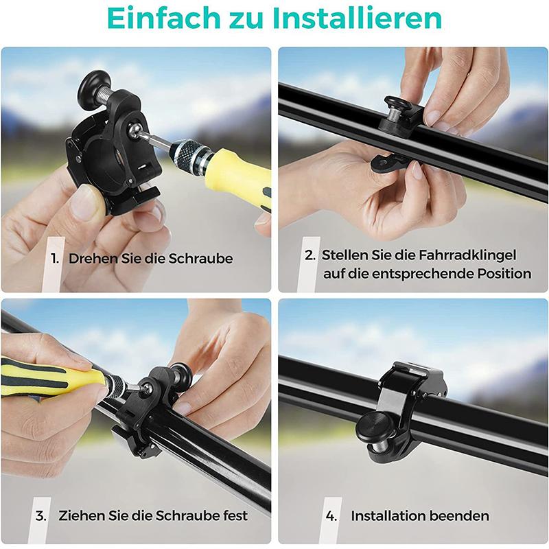 Stainless Bicycle Bell Ring MTB Cycling Horn Bike Handlebar Bell Crisp Sound Horn for Bicycle  Bike Accessories