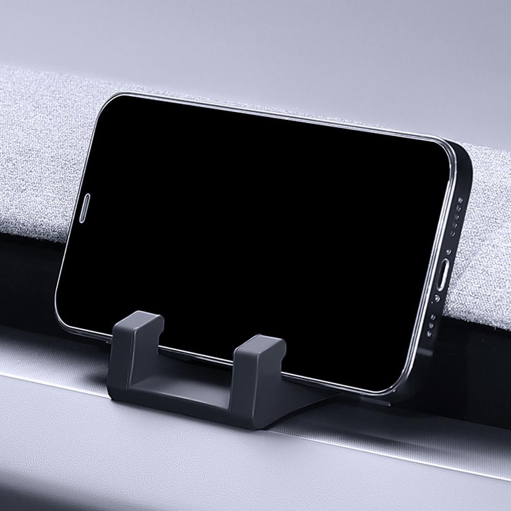 Car Dashboard Phone Holder Air Vent Clip Mobile Cell Phone Stand In Car Liquid Silicone Air Outle For Tesla Model 3 Y Highland Juniper