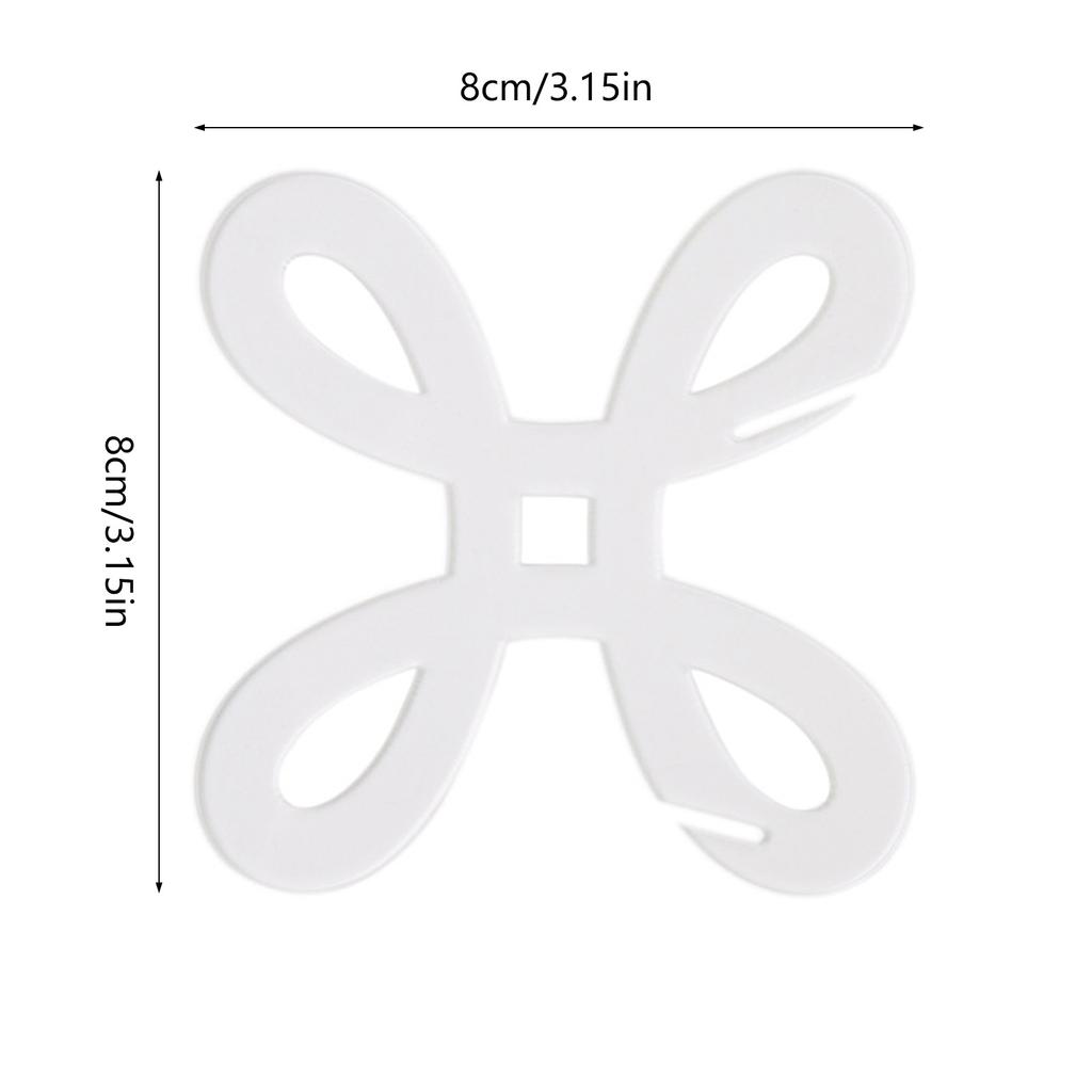 5 шт. прозрачных акриловых катушек для вязания, ниток для вышивания, катушек для пряжи, для хранения швейных ниток