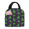 Custom Skellingtones Skull Lunch Bag Women Thermal Cooler Insulated Lunch Box for School