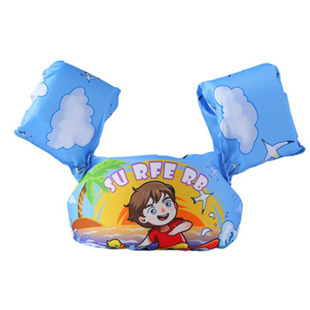 Детский поплавок с мультяшными рукавами, спасательный жилет, купальник, пенопласт, безопасный тренинг по плаванию, плавающий поплавок для бассейна, кольцо для плавания, джемпер для лужи