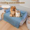 Self-Cooling Pet Pad Breathable Ice Silk Fabric Summer Cooling Mat Cooling Technology Dog Cushion with Lifting Support