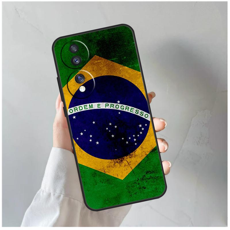 Бразилия Бразильский флаг Чехол для Honor Magic 8 5 6 7 Pro Для Honor 200 400 70 90 Lite X8c X8b X9a X9b X9c X9d Win RT