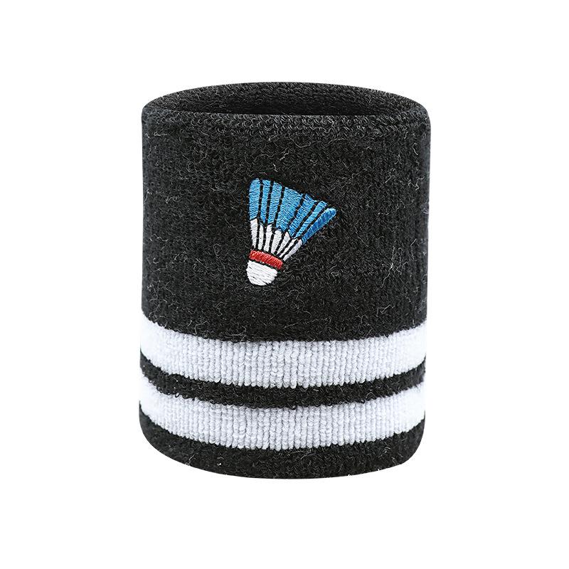 Cross-border Professional Badminton Cotton Sweat-absorbing Wristband for Tennis & Running - Sports Protective Gear for Men & Women