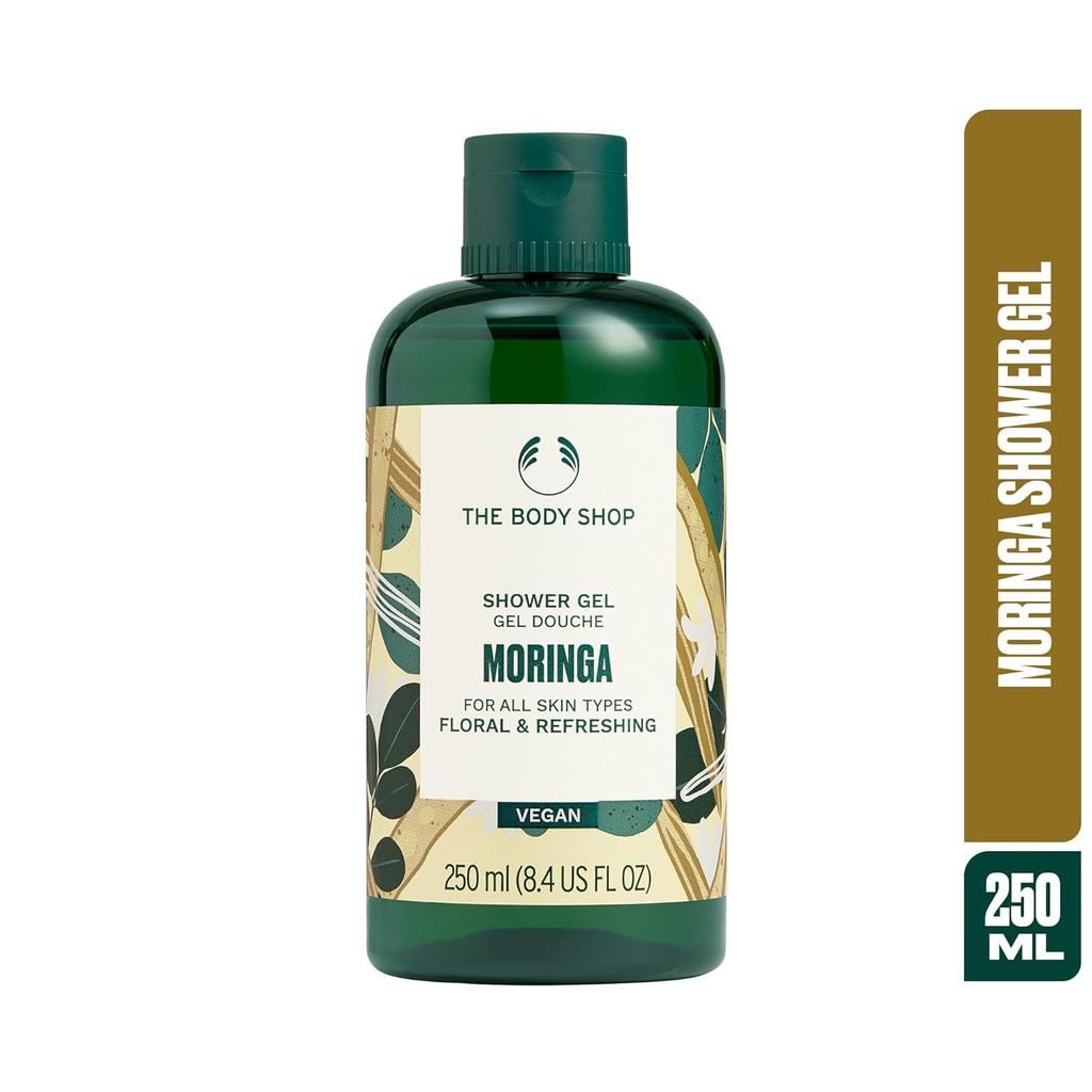 The Body Shop Гель для душа Моринга 250 мл Смягчающее очищающее средство для всех типов кожи Упаковка 1 шт.