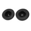 1 Pair Headset Ear Pads PU Leather Soft Sponge Thick Flexible Smoothing Ear Cushions for Headset Repair Replacement
