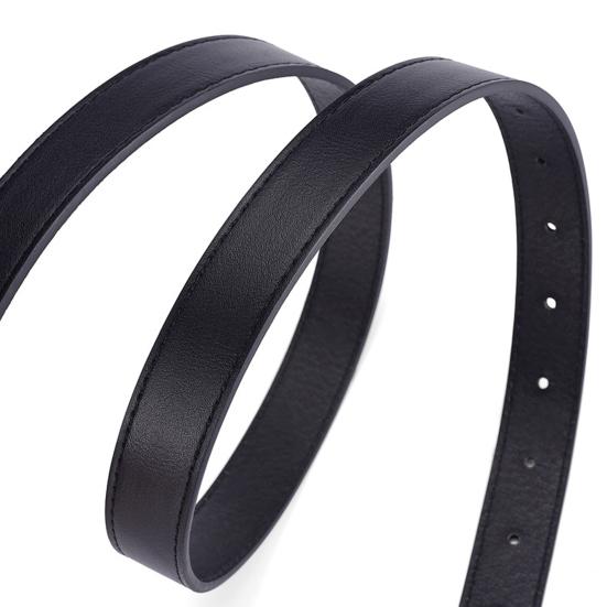 Женский ремень с несколькими отверстиями, регулируемая длина, круглая пряжка, пояс из искусственной кожи, платья, рубашки, свитера, джинсы, тонкий ремень