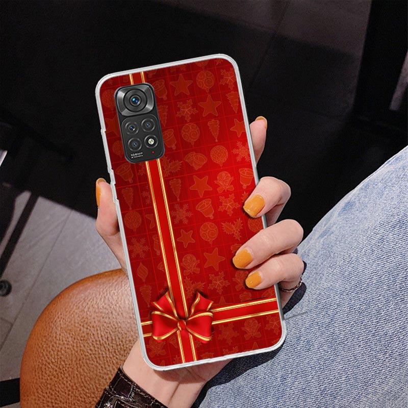 Christmas Santa Claus Present Phone Case For Xiaomi Redmi Note 15 14 13 12S 12 11 Pro Plus 14S 11S 11E 10 10S 11T 5G Personalize