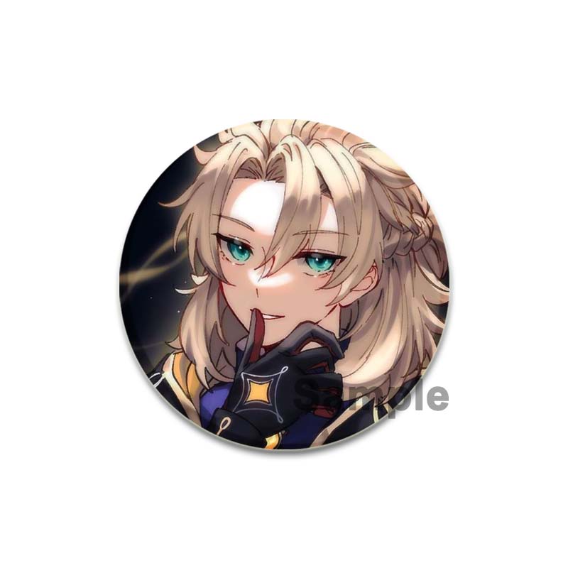32/44/58 мм Genshin Impact Albedo Pin ручная работа брошь для одежды мультяшный косплей значок украшение на рюкзак ювелирные изделия подарок