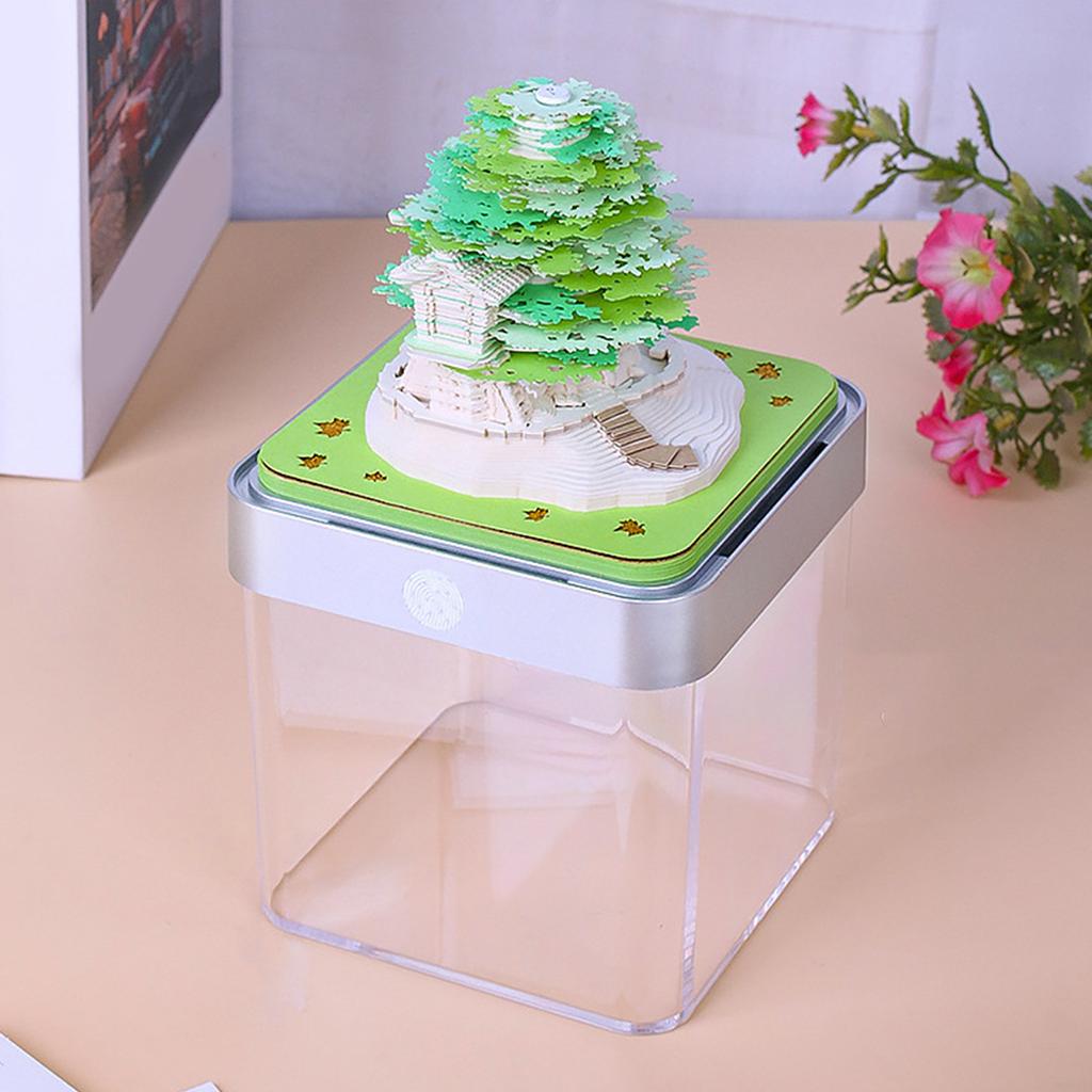 2025 3D Бумажный Календарь Скульптура Разрывной Настольный Календарь Блокнот Настольный Орнамент Разрывной Блокнот Часы Календарь