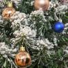 Mini Artificial Christmas Tree 60 Cm Fir Tree Artificial With Snow 67 Tips Cement Base For Indoor Office