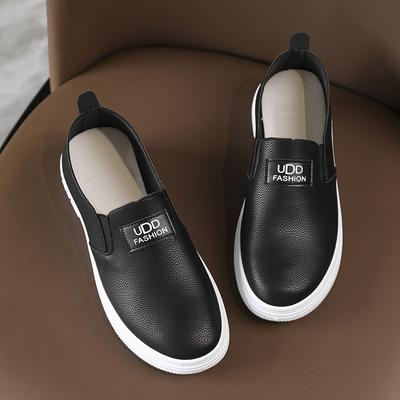 Женская весенне-осенняя новая женская обувь, кеды, повседневная универсальная обувь на мягкой подошве, нескользящая обувь, женская обувь на ремешке, кожаная поверхность