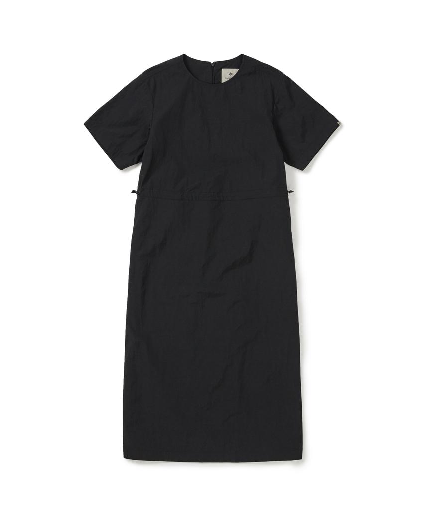Платье Snow Peak Apparel Taslan с коротким рукавом (S26Mwlop53) черный