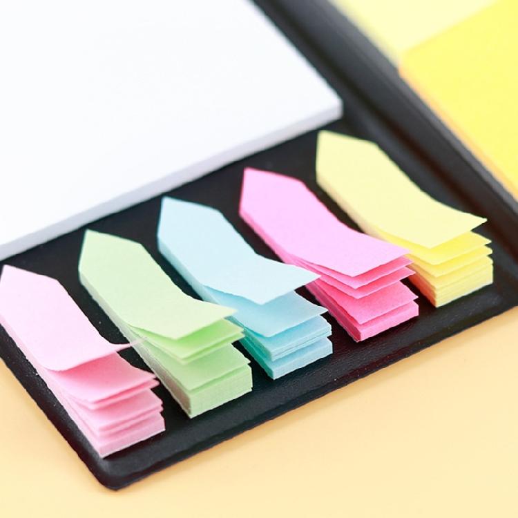 Repositionable and Writable Stick Index Tabs Book Tabs Flags Adhesive Page Markers, Colorful Stick Tabs for Notebooks