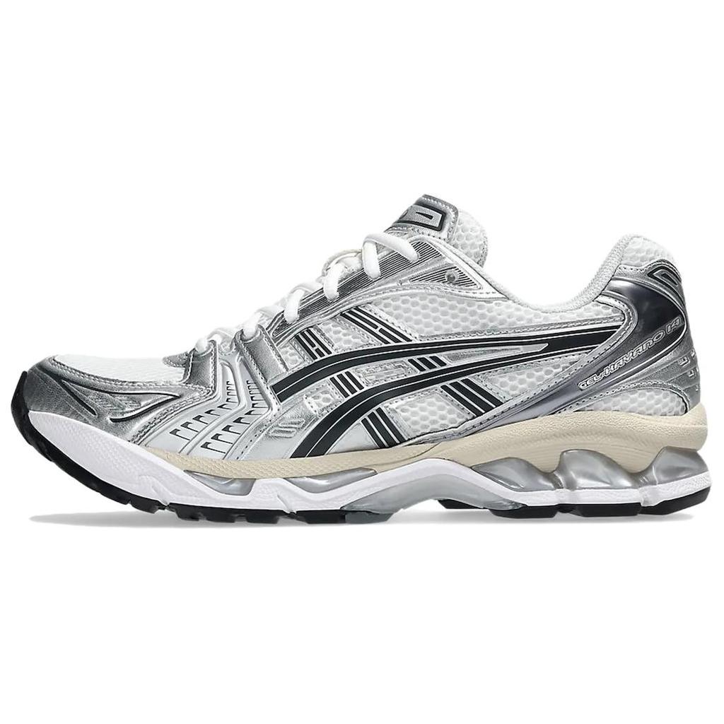Asics Gel Kayano 14 White Graphite Grey Unisex Sneakers Silver 1203A537-110