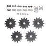 Motor Sprocket 13T Rear Set for Go Kart Motorcycle ATV Quad 410 Model Master Link 5pcs Easy Installation