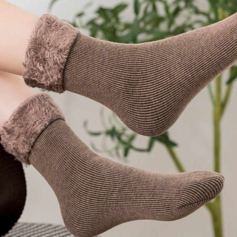 Long Plush Snow Socks Super Thick Winter Socks Soft Floor Socks Women