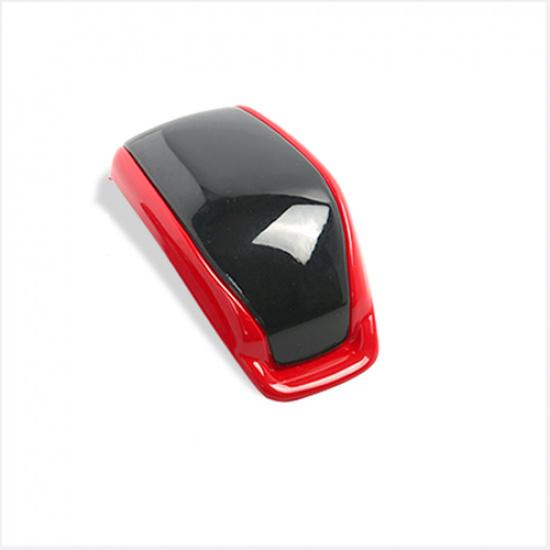 Red&black Gear Shift Knob Cover Trim 1pcs For Toyota RAV4 -2024