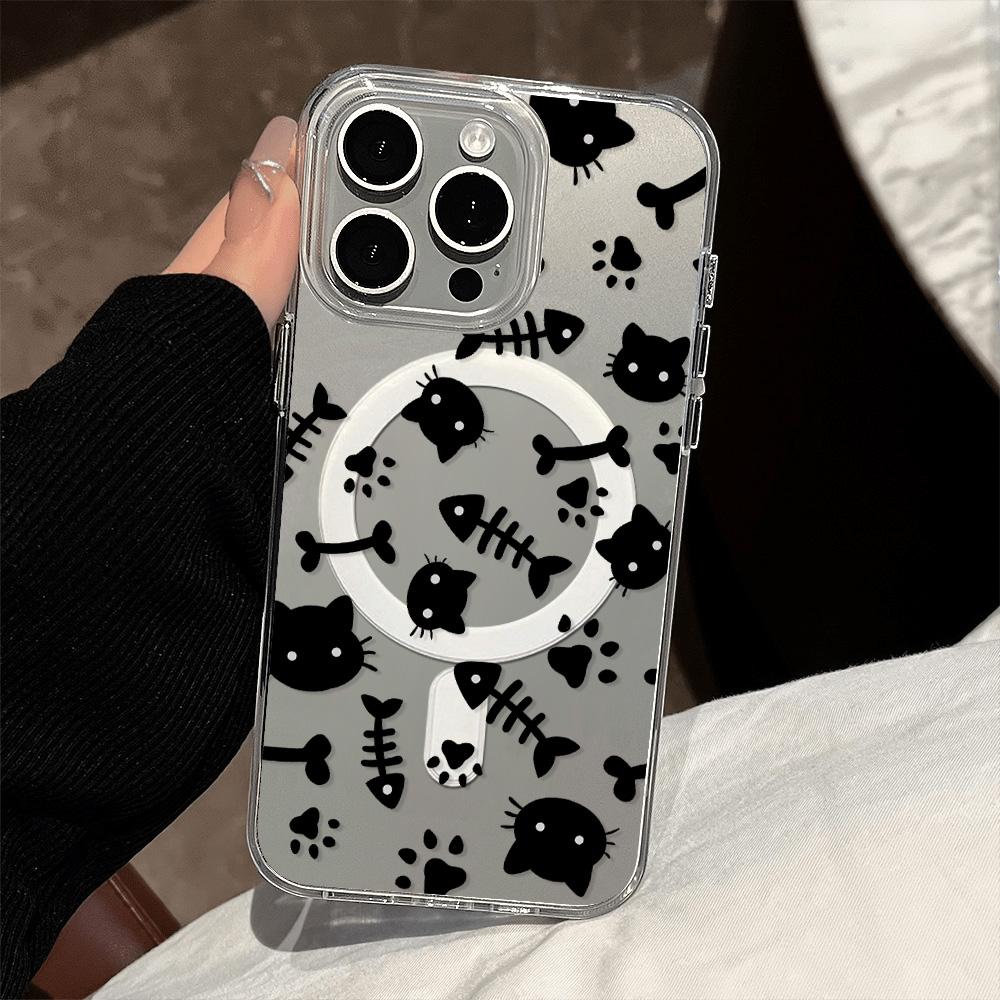 Магнитный чехол для телефона для iPhone 11 12 13 iPhone 13 14 15 Pro 15 16 Pro Max Samsung A15 A16 A25 A26 A55 A56 S25 S24 S22 S23 Ultra S25 Edge