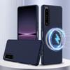 Чехол для Sony Xperia 1 IV 5G, совместимый с MagSafe, жидкий силиконовый чехол для телефона со шнурком