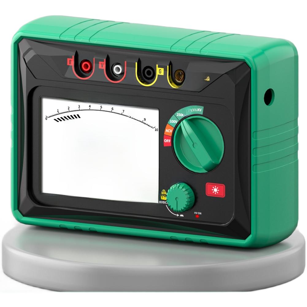 Intelligent Megohmmeter Insulation Resistance Tester Voltage Polarization Index Measures AC Voltage From 30V To 750V