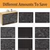 Savings Challenge Box Solid Wood Piggy Bank Money savings box