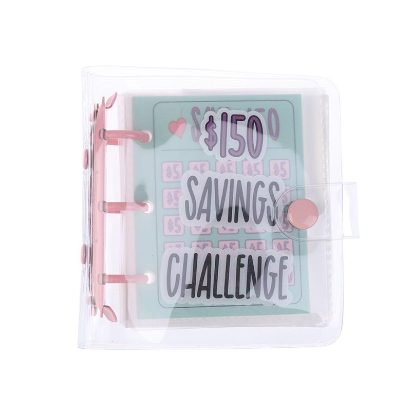 Мини-переплет для сбережений 150-5000 долларов США. Книга для сбережений. Бюджетное хранилище. Конверт для блокнота. Конкурс сбережений.