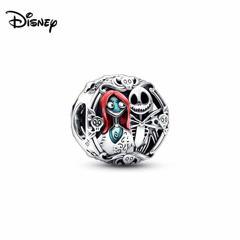 Disney 925 Silver Minnie Strawberry Bear Charms Beads Fits 3mm Original Bracelet Necklace Womens DIY Fine Jewelry Gifts