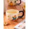 Cute and Cute Cartoon Bear Cup Ceramic Mug Household Coffee Water Cup Breakfast Cup Couple Drinking Water Cup