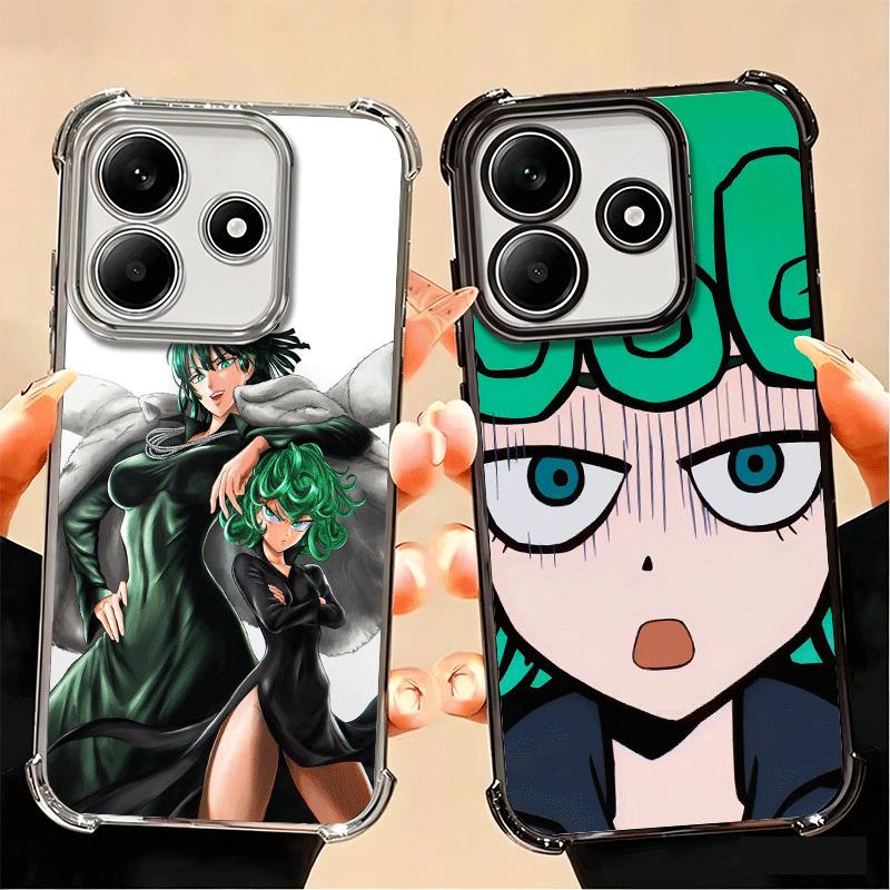 Мягкий чехол для телефона One P-Punch-Man Tatsumaki для Xiaomi Poco X7 X8 Pro Max X6 X5 X3 F8 Ultra F7 M8 M7 M5S Redmi 15C 15A 15 14C 13C