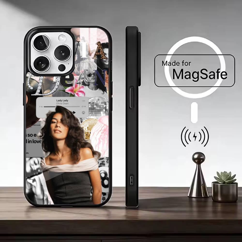 Британская певица О-Оливия Дин Чехол для телефона Для iPhone17,16,15,14,13,12,11 Plus,Pro Магнитный Для Magsafe Беспроводная зарядка