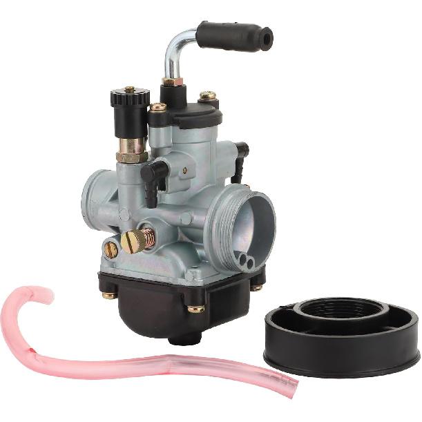 WOOSTAR PHBG 19mm BS Racing Carburetor with Fuel Line with Seals Replacement for 2 Stroke 50cc 70cc 80cc 90cc 100cc Motor Motorcycle