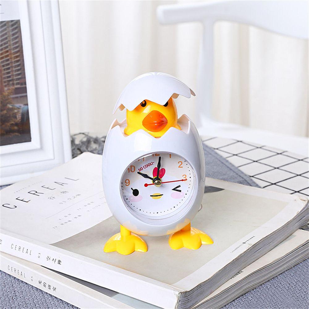 Kids Gift Easter Decoration Cartoon Egg Shell Chick Children Table Clock Easter Chick Alarm Clock