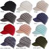Fashionable Women's Messy Bun Beanie With Soft Stretch Knit For Winter Comfort