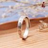 Taoist Nine-Character Mantra Ethnic-Style Open Ring: Niche Design for Men & Women